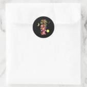 Afrikaanse Amerikaanse pride Black History maand a Ronde Sticker (Tas)