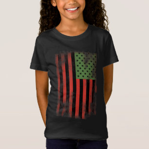 Afrikaanse Amerikaanse Pride Flag - Pan-Afrikaanse T-shirt