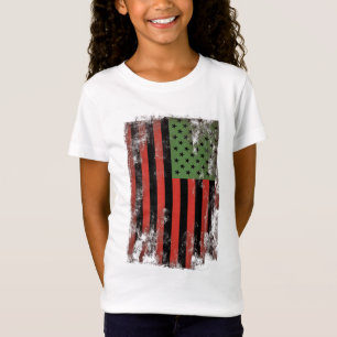Afrikaanse Amerikaanse Pride Flag - Pan-Afrikaanse T-shirt