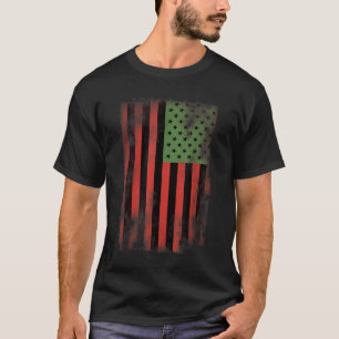 Afrikaanse Amerikaanse Pride Flag - Pan-Afrikaanse T-shirt