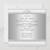 Afrikaanse Amerikaanse prinses Baby shower Girl Kaart (Achterkant)