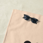 Afrikaanse Amerikaanse prinses Ballerina met Bow Strandlaken (In situ)