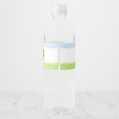 Afrikaanse Amerikaanse prinses en Dragon Birthday Waterfles Etiket (Achterkant)