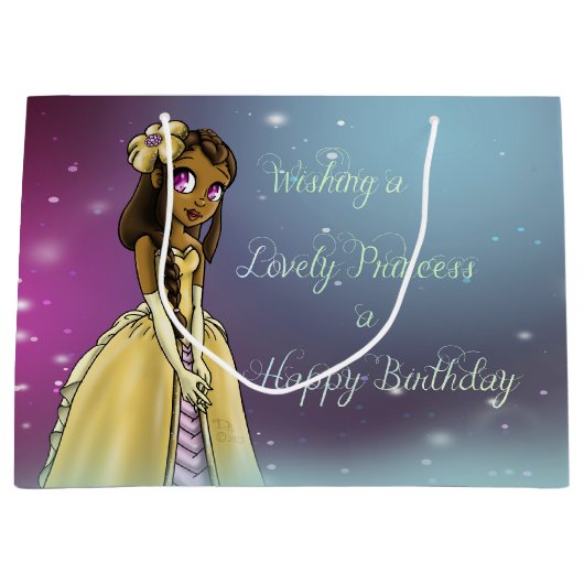 Afrikaanse Amerikaanse prinses Groot Cadeauzakje (Voorkant)