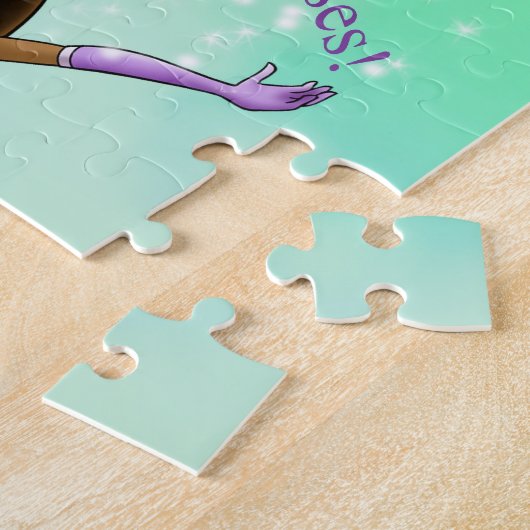 Afrikaanse Amerikaanse prinses Legpuzzel (Zijkant)