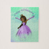 Afrikaanse Amerikaanse prinses Legpuzzel (Verticaal)