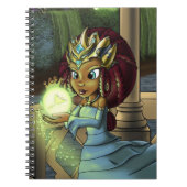 Afrikaanse Amerikaanse prinses Notitieboek (Voorkant)