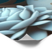 Afrikaanse Amerikaanse prinses, zwarte koningin Po Poster (Hoek)