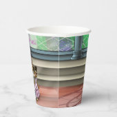 Afrikaanse Amerikaanse prinsessen Birthday Papieren Bekers (Rechts)