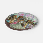 Afrikaanse Amerikaanse prinsessen Birthday Papieren Bordje (Gekanteld)