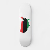 Afrikaanse Amerikaanse _ Rode, zwarte en groene kl Persoonlijk Skateboard (Voorkant)