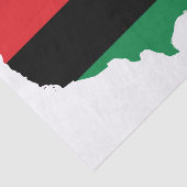 Afrikaanse Amerikaanse _ Rode, zwarte en groene kl Tissuepapier (Detail)