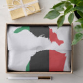 Afrikaanse Amerikaanse _ Rode, zwarte en groene kl Tissuepapier (Geschenk)