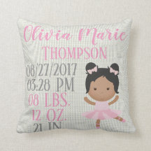 Afrikaanse Amerikaanse roze Ballerina Ballet Dance