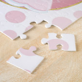 Afrikaanse Amerikaanse roze prinses Legpuzzel (Zijkant)