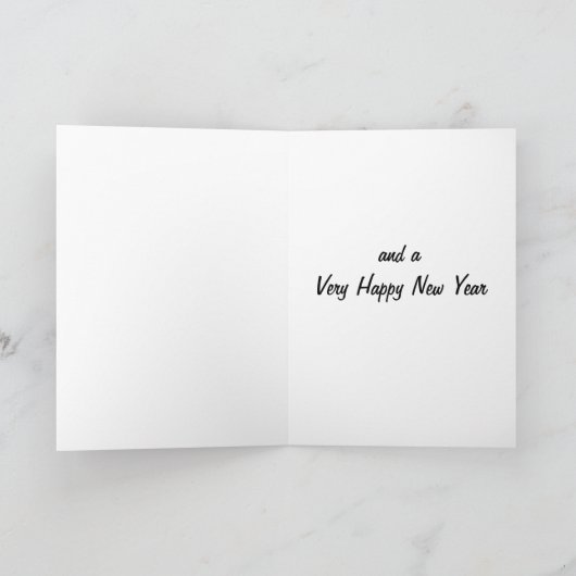 AFRIKAANSE AMERIKAANSE SANTA WISHT FEESTDAGEN KAART (Binnen)