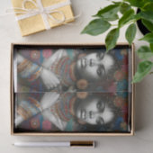 Afrikaanse Amerikaanse schoonheid Tissuepapier (Geschenk)