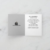 Afrikaanse Amerikaanse schoonvader-uit-Vaderdag Kaart (Binnen)