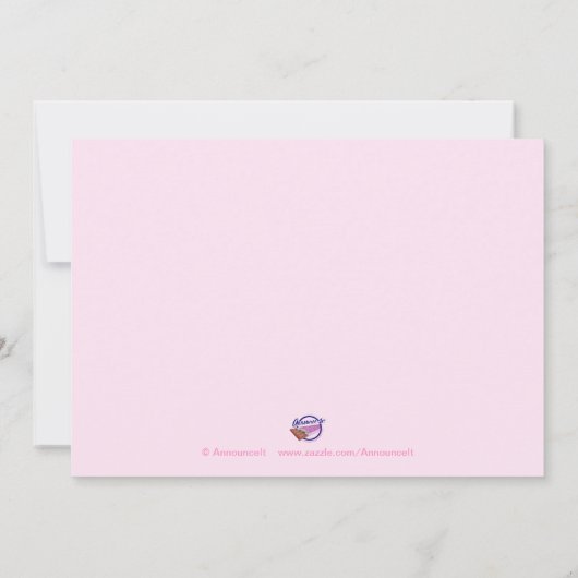 Afrikaanse Amerikaanse slaapengel-showwer-uitnodig Kaart (Achterkant)