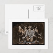 Afrikaanse Amerikaanse Steelarbeiders WWII Briefkaart (Voorkant / Achterkant)