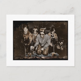 Afrikaanse Amerikaanse Steelarbeiders WWII Briefkaart