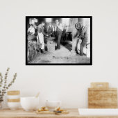 Afrikaanse Amerikaanse studenten van Blacksmithing Poster (Keuken)