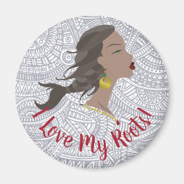 Afrikaanse Amerikaanse Textuur Koelkast Magneten