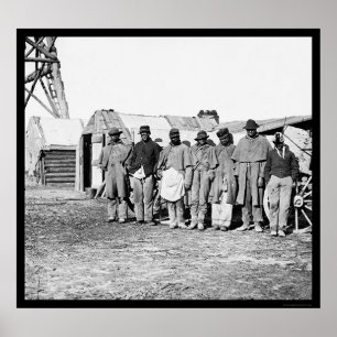 Afrikaanse Amerikaanse theaters 1864 Poster