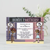 Afrikaanse Amerikaanse tweelingjongen en meisjesda Kaart (Staand voorkant)