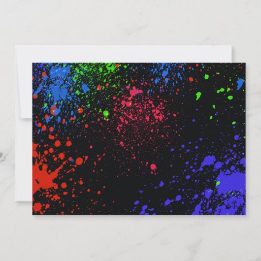 Afrikaanse Amerikaanse uitnodiging tot geboorte va (Achterkant)