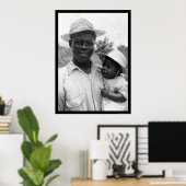 Afrikaanse Amerikaanse vader en Baby 1935 Poster (Thuiskantoor)