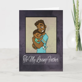 Afrikaanse Amerikaanse vader en zoon Kaart