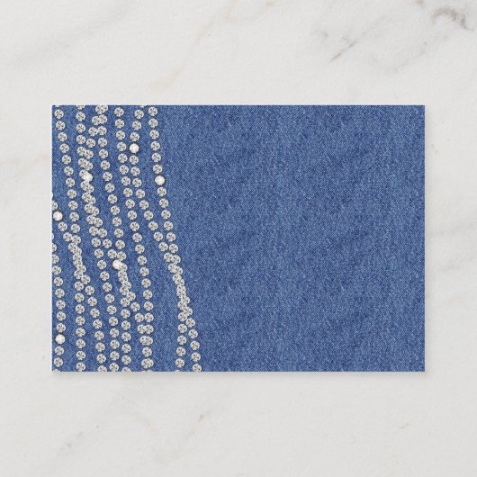 Afrikaanse Amerikaanse vallei met Denim & Diamonds Informatiekaartje (Achterkant)