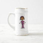 Afrikaanse Amerikaanse verpleegster Bierpul (Links)