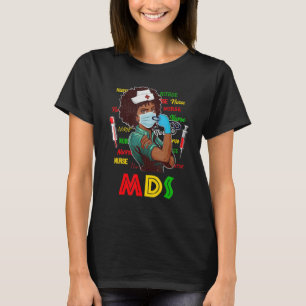 Afrikaanse Amerikaanse verpleegster Black History T-shirt