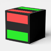 Afrikaanse Amerikaanse vlag Bedankdoosjes (Achterkant)