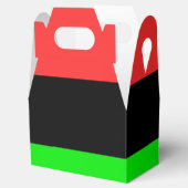 Afrikaanse Amerikaanse vlag Bedankdoosjes (Geopend)