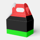 Afrikaanse Amerikaanse vlag Bedankdoosjes (Voorkant Zijde)