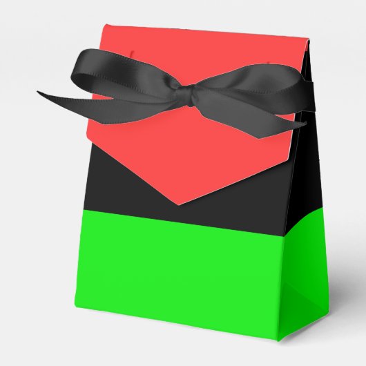 Afrikaanse Amerikaanse vlag Bedankdoosjes (Voorkant Zijde)