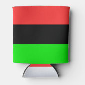 Afrikaanse Amerikaanse vlag Blikjeskoeler (Voorkant)