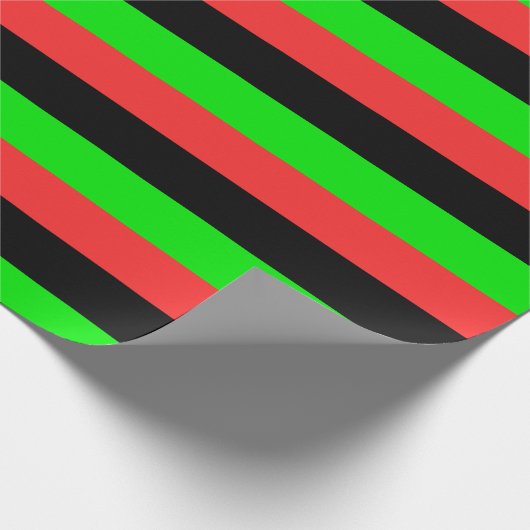 Afrikaanse Amerikaanse vlag Cadeaupapier (Hoek)