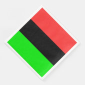 Afrikaanse Amerikaanse vlag Servetten (Hoek)