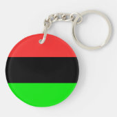 Afrikaanse Amerikaanse vlag Sleutelhanger (Achterkant)