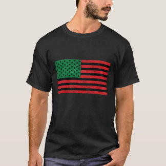 Afrikaanse Amerikaanse vlag Tee Shirt
