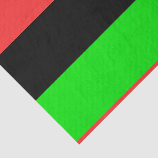 Afrikaanse Amerikaanse vlag Tissuepapier (Detail)