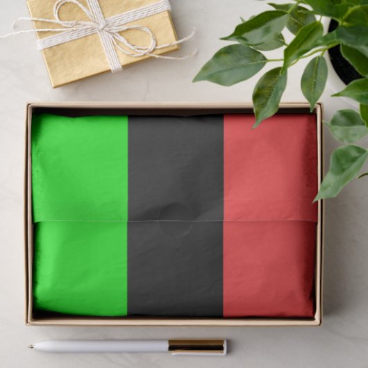 Afrikaanse Amerikaanse vlag Tissuepapier (Geschenk)