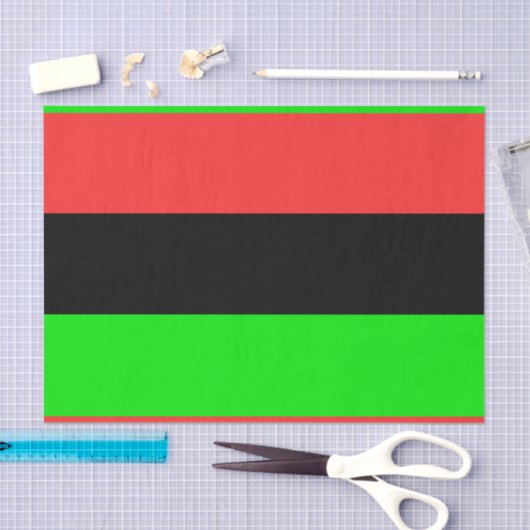 Afrikaanse Amerikaanse vlag Tissuepapier (Craft)