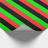 Afrikaanse Amerikaanse vlag volledig Cadeaupapier (Hoek)