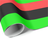 Afrikaanse Amerikaanse vlag volledig Cadeaupapier (Rol Hoek)