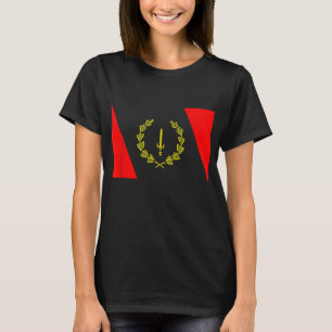 Afrikaanse Amerikaanse vlag voor het erfgoed van 1 T-shirt